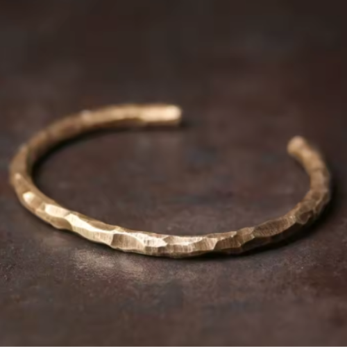 Bronze Open Cuff Metal Hair Band