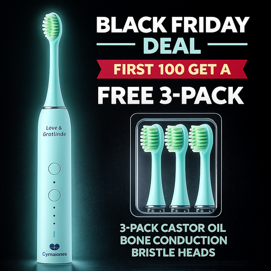 CymaSonic Frequency Toothbrush with Bone Conduction Bristles