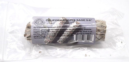 White Sage smudge stick 5-6"
