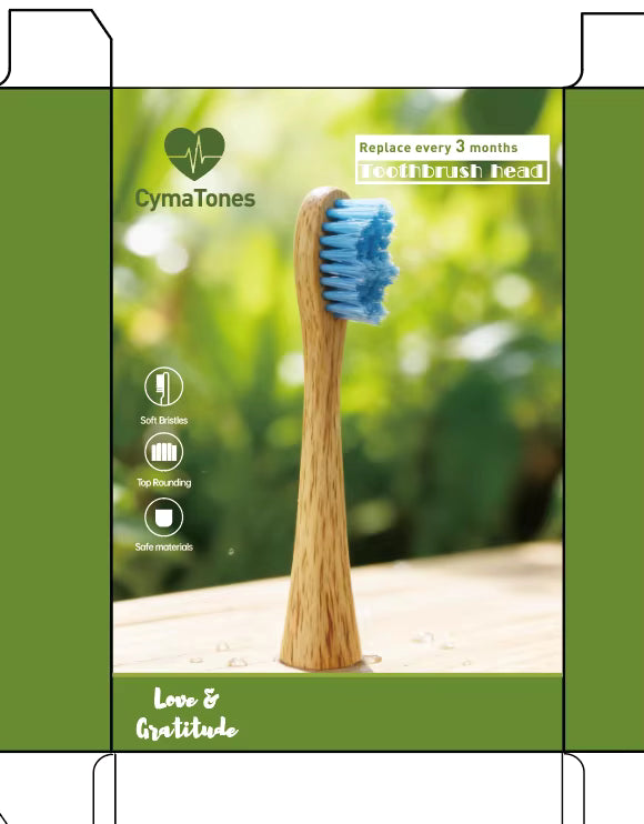 PRE ORDER Castor Oil Bone Conduction Bristle Heads (3 pack)